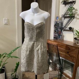 Strapless mini dress NWOT